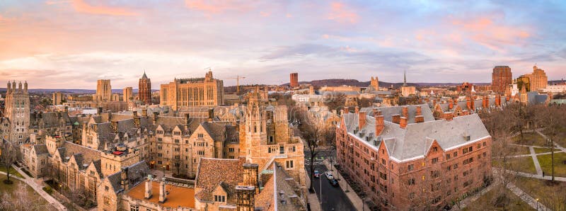 Historical building and Yale university campus in downtown New Haven CT, USA. Historical building and Yale university campus in downtown New Haven CT, USA